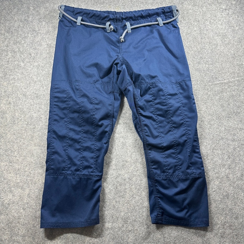 Elite Sports BJJ Gi Pants Mens A2 Navy Blue Martial‎ Arts Grappling Ripstop
